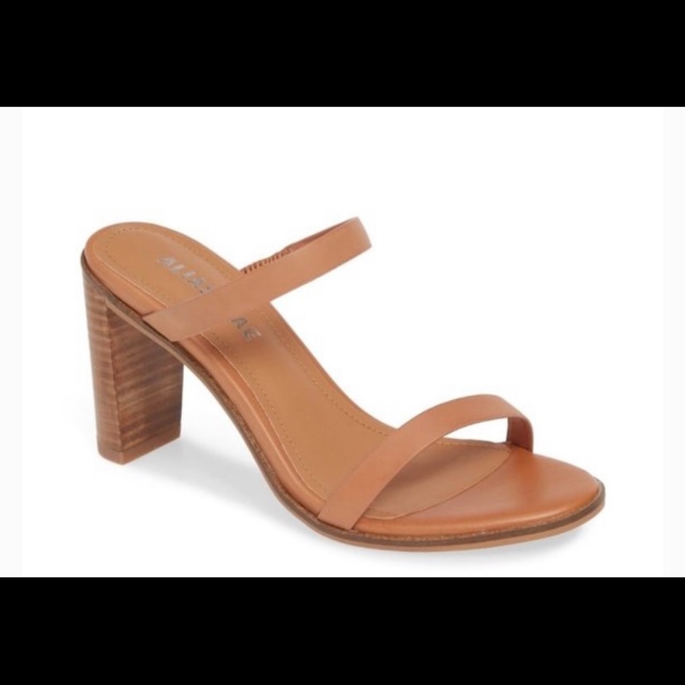 Alias Mae, Emily sandal, sz 37 light tan leather